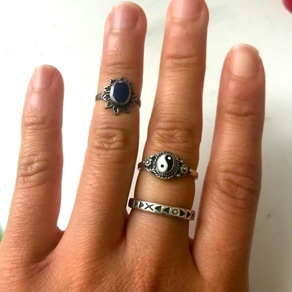 Jewelry - Vintage Sterling Silver (925) Rings